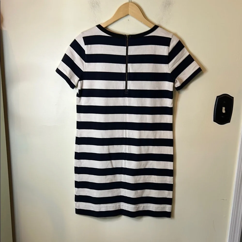 J. Crew Navy and White Stripe Mini Dress Size XS